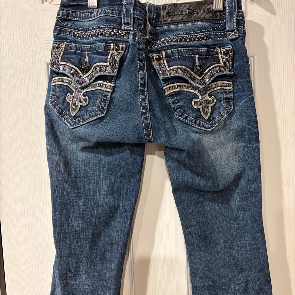 Rock Revival Essie Boot Cut Jeans Size 25